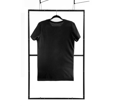 T-shirt men black XXL regular